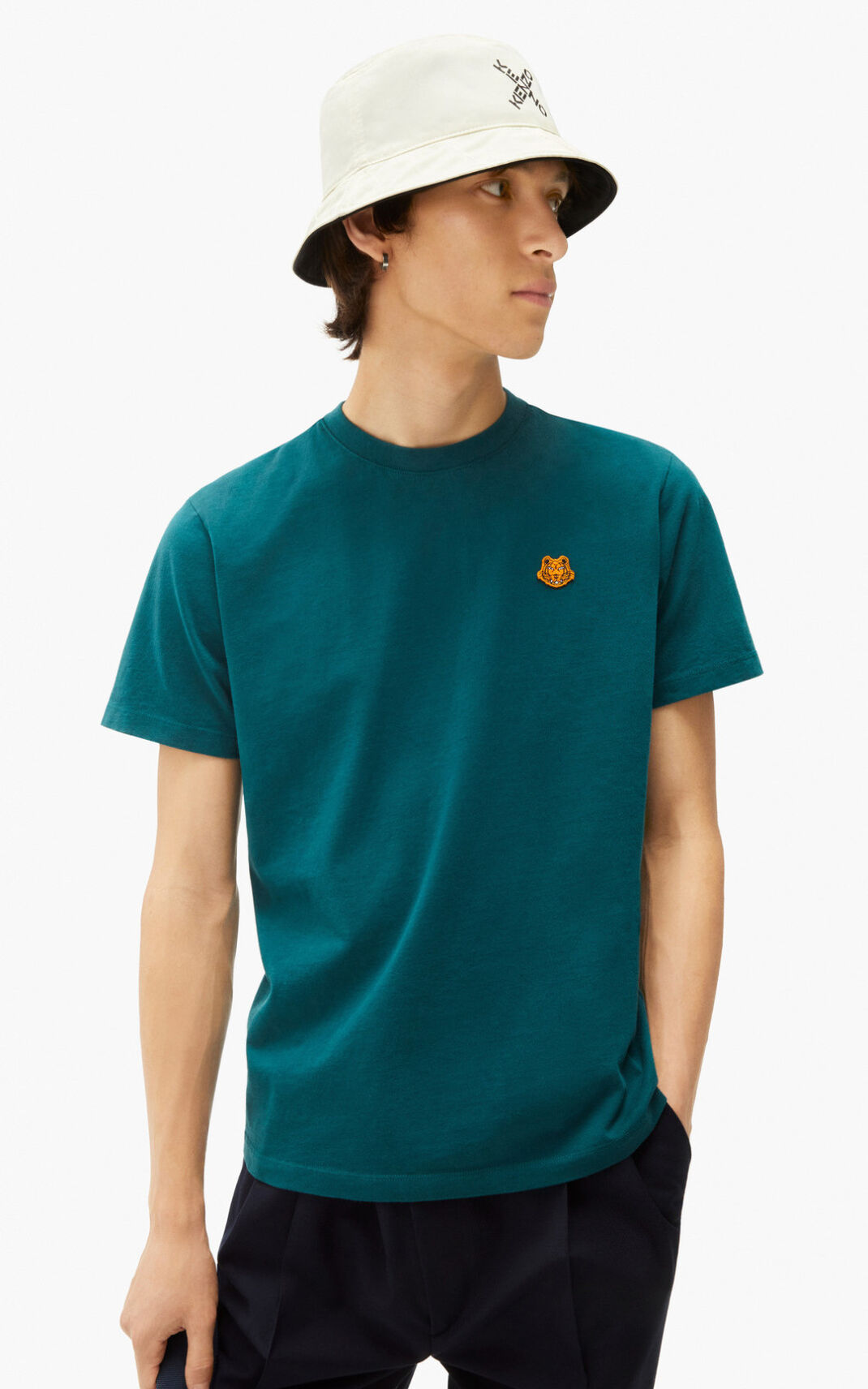 Kenzo Tiger Crest T Shirt Herr | 97058-IMBW